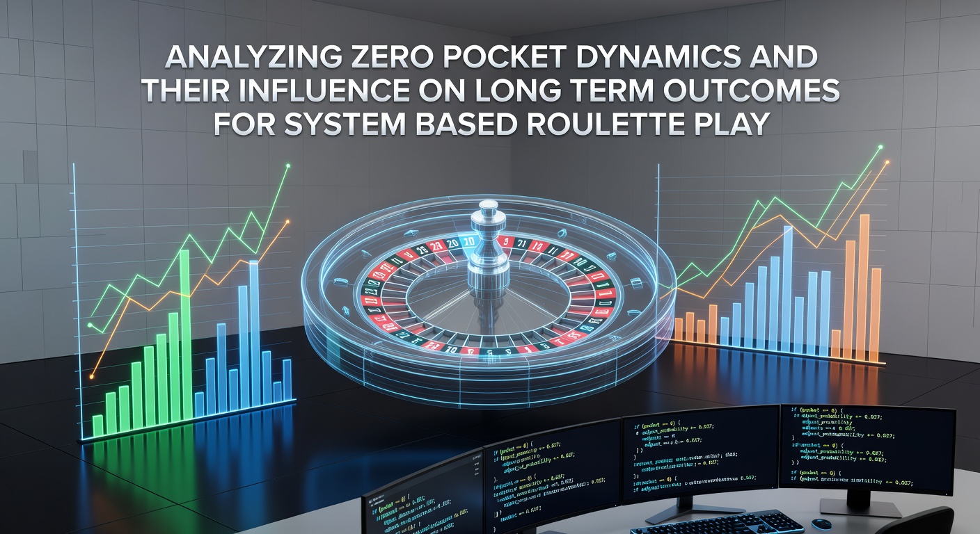 Roulette wheel highlighting the zero pocket and surrounding betting layout during system play analysis