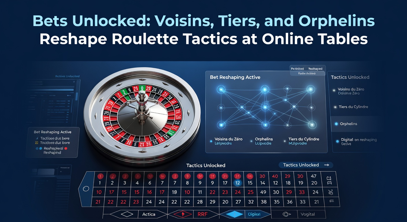 Online roulette interface displaying Tiers du Cylindre bet activation with highlighted wheel sector and chip layout
