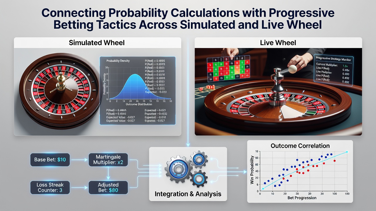 Side-by-side comparison of digital roulette interface and live dealer wheel setup on a licensed platform