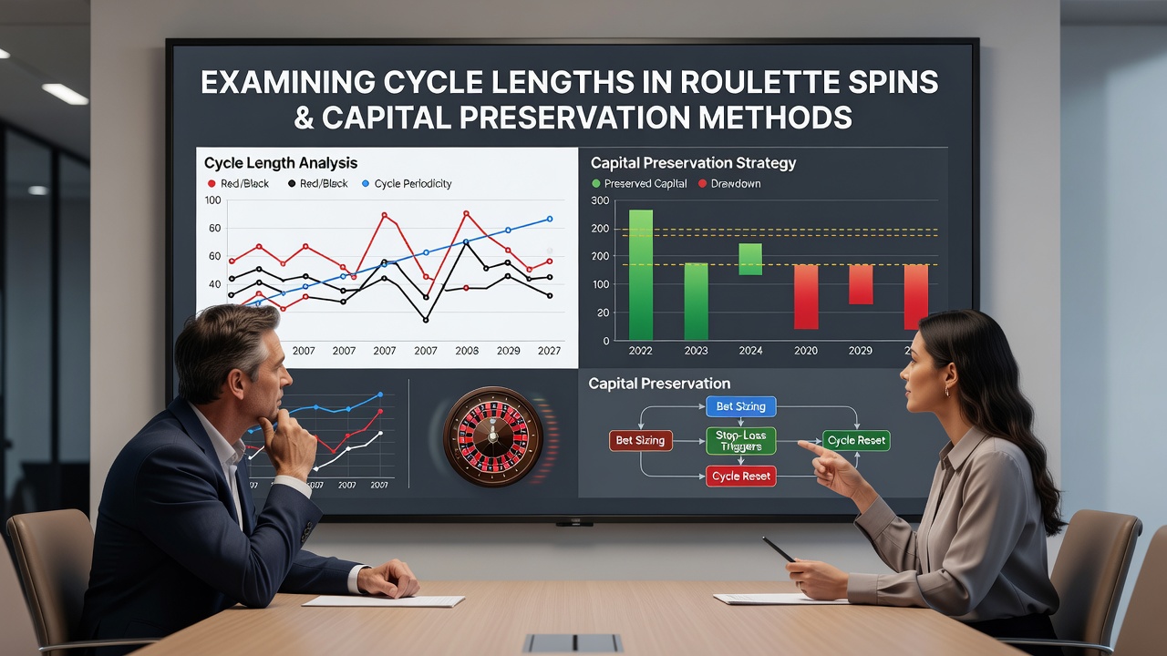 Detailed view of roulette betting layout with chip placements for bankroll tracking