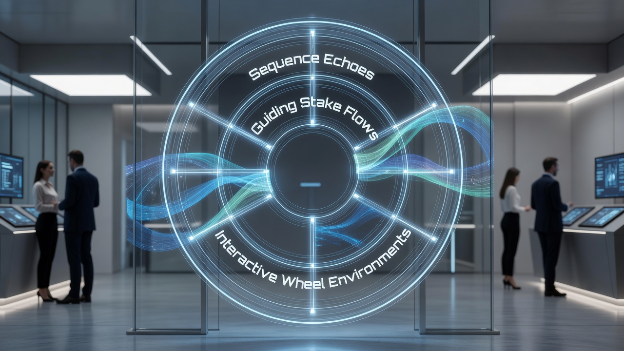 Close-up view of stake adjustment interface responding to sequence echoes on an interactive roulette wheel